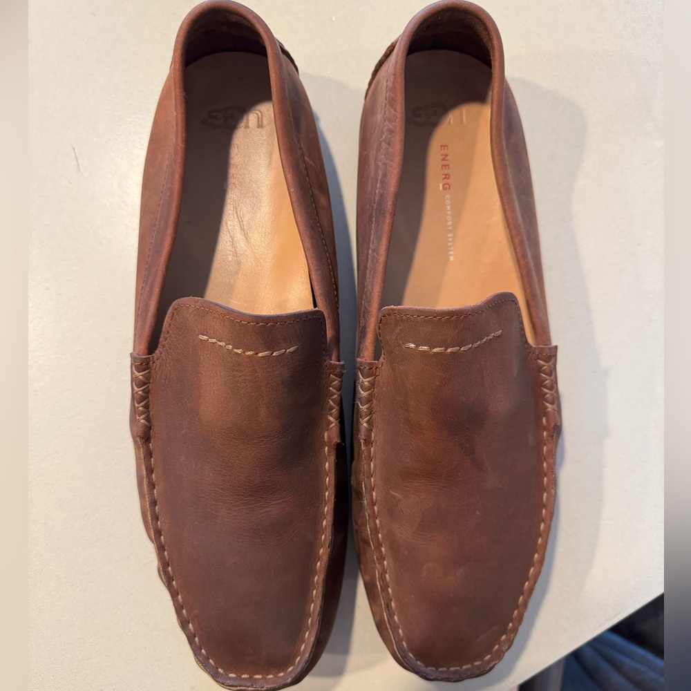 Ugg Henrick Men's Brown Leather Loafers